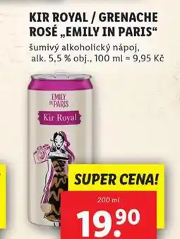 Lidl Kir royal nabídka