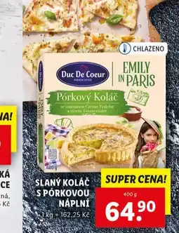 Lidl Slaný koláč s pórkovou náplní nabídka