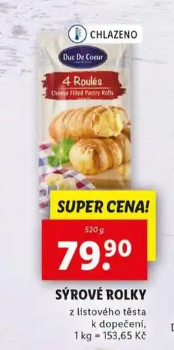 Lidl Sýrové rolky nabídka