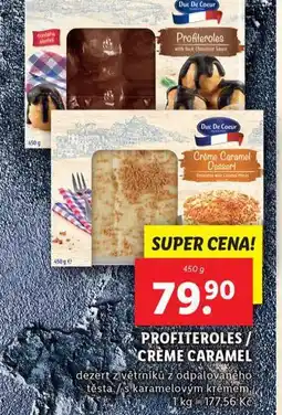 Lidl Profiteroles nabídka