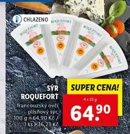 Lidl Sýr roquefort nabídka