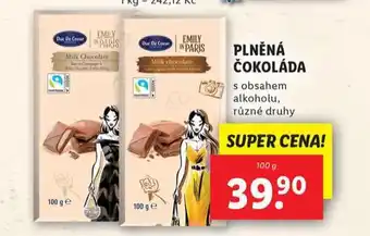 Lidl Plněná čokoláda nabídka