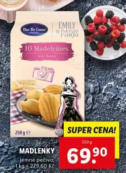 Lidl Madlenky nabídka