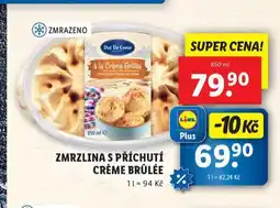 Lidl Zmrzlina s příchutí créme brulée nabídka