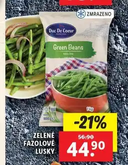 Lidl Zelené fazolové lusky nabídka