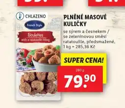 Lidl Plněné masové kuličky nabídka