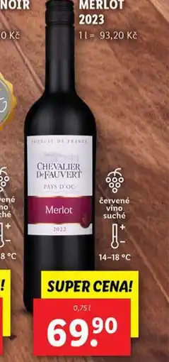 Lidl Merlot nabídka