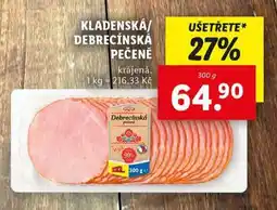 Lidl Debrecínská pečeně nabídka