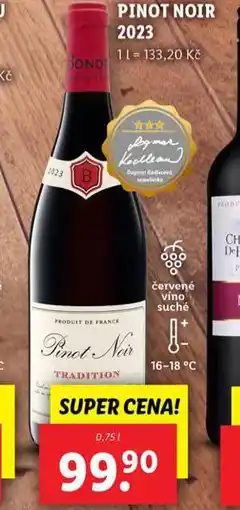 Lidl Pinot noir nabídka