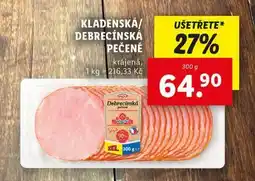 Lidl Kladenská pečeně nabídka