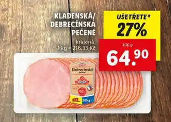 Lidl Kladenská pečeně nabídka