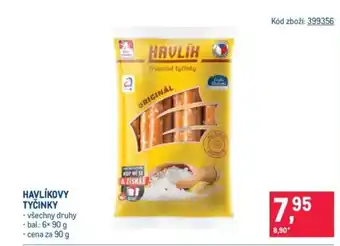 Makro Havlíkovy tyčinky nabídka