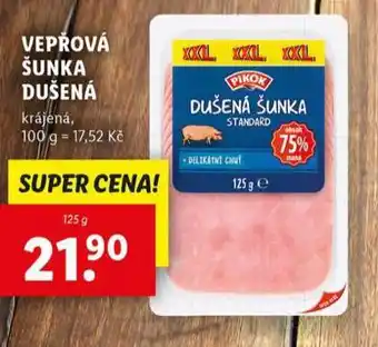 Lidl Vepřová šunka dušená nabídka