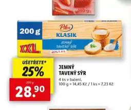 Lidl Jemný tavený sýr nabídka