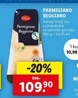 Lidl Parmigiano reggiano nabídka