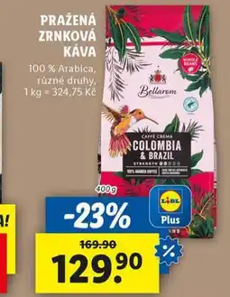 Lidl Pražená káva nabídka