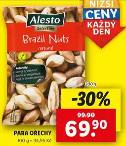 Lidl Para ořechy nabídka