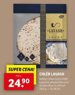 Lidl Chléb lavash nabídka