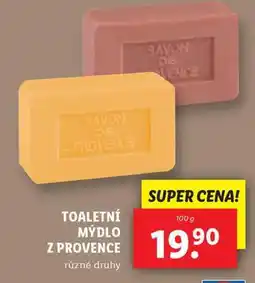 Lidl Toaletní mýdlo z provence nabídka