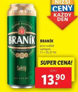 Lidl Pivo braník nabídka