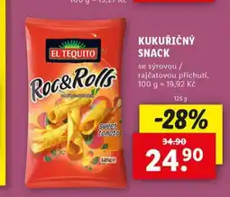 Lidl Kukuřičný snack nabídka