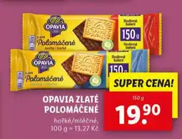 Lidl Opavia zlaté polomáčené nabídka