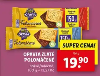 Lidl Opavia zlaté polomáčené nabídka