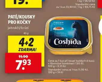 Lidl Paté pro kočky nabídka
