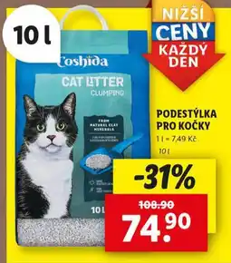 Lidl Podestýlka pro kočky nabídka