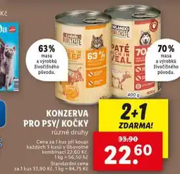 Lidl Konzerva pro kočky nabídka