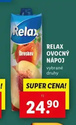 Lidl Relax ovocný nápoj nabídka