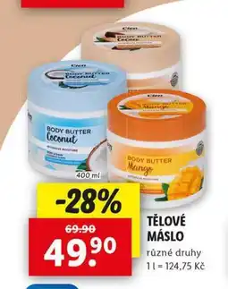 Lidl Tělové máslo nabídka