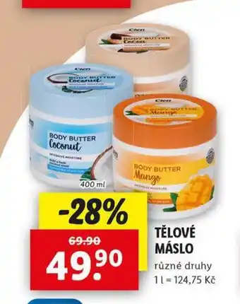 Lidl Tělové máslo nabídka