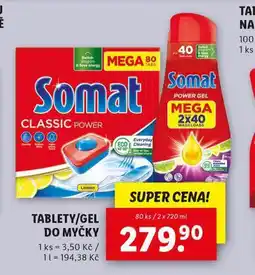 Lidl Somat tablety do myčky nabídka