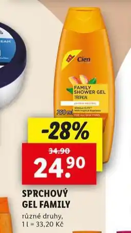 Lidl Sprchový gel nabídka