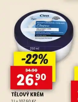 Lidl Tělový krém nabídka