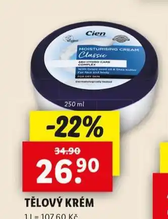Lidl Tělový krém nabídka