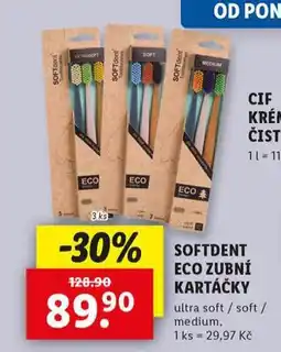 Lidl Softdent zubní kartáček nabídka