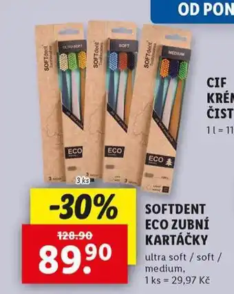 Lidl Softdent zubní kartáček nabídka
