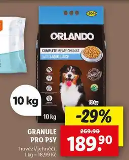 Lidl Granule pro psy nabídka
