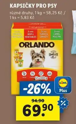Lidl Kapsičky pro psy nabídka