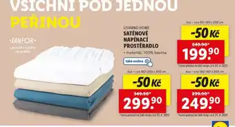 Lidl Prostěradlo nabídka