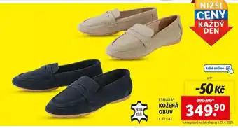 Lidl Kožená obuv nabídka