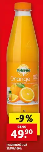 Lidl Pomerančová šťáva nabídka