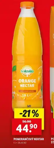 Lidl Pomerančový nektar nabídka