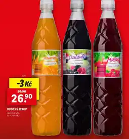 Lidl Ovocný sirup nabídka