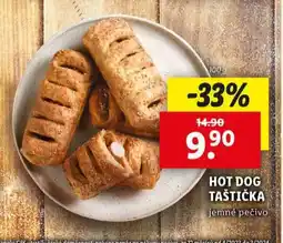 Lidl Hot dog taštička nabídka