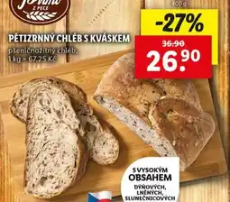 Lidl Pětizrnný chléb s kváskem nabídka