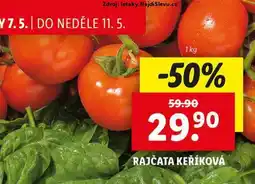 Lidl Rajčata keříková nabídka