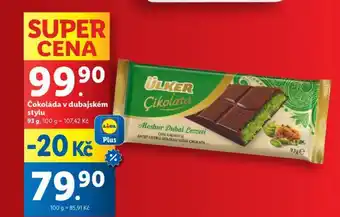 Lidl Čokoláda v dubajském stylu nabídka